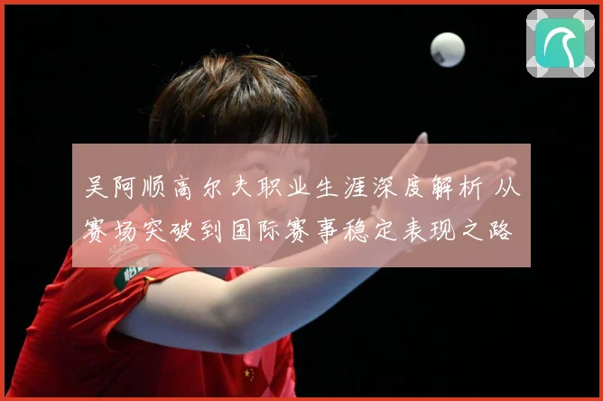 吴阿顺高尔夫职业生涯深度解析 从赛场突破到国际赛事稳定表现之路